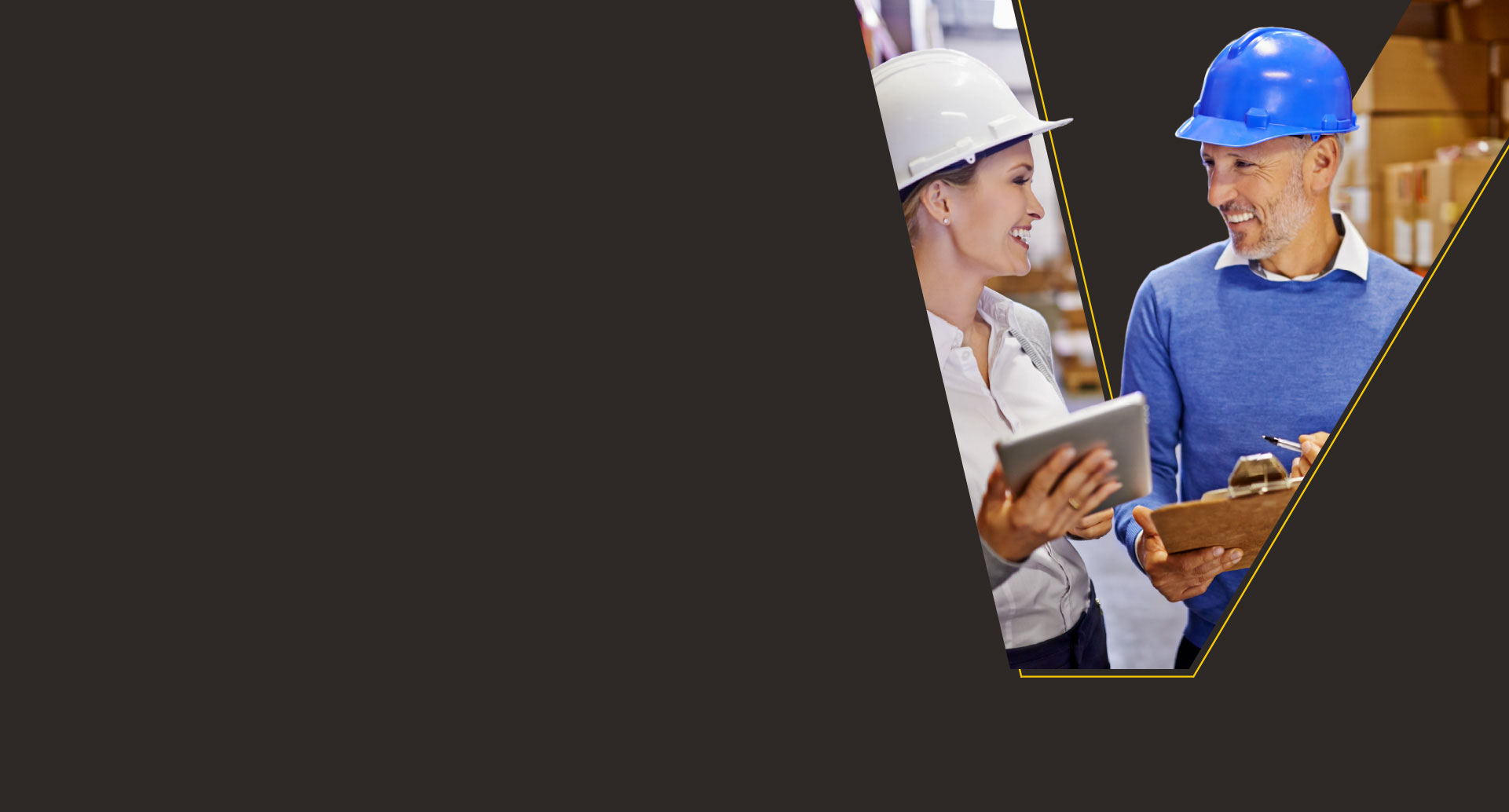 Banner com cenários para utilização dos materiais para isolamento e vedação da AVS Mercantil