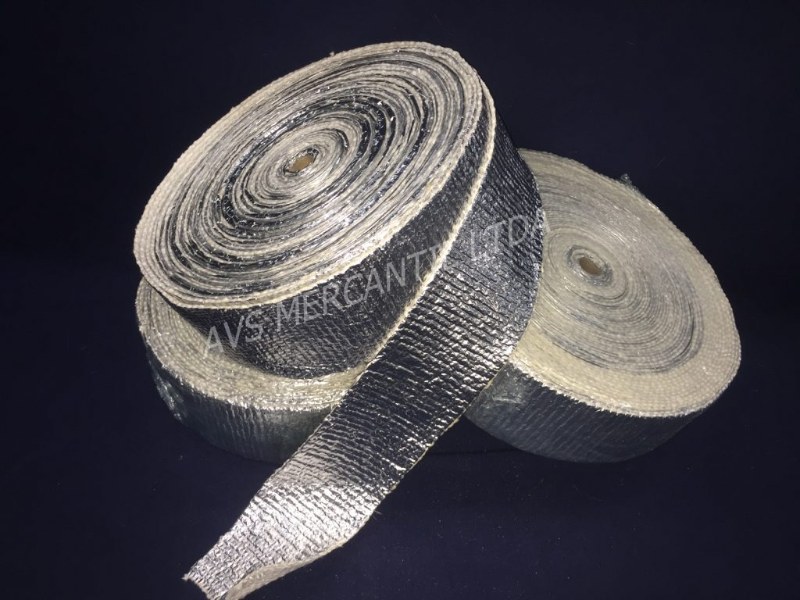 Fita de fibra cerâmica aluminizada